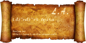 Lénárt Anita névjegykártya